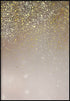 Glitter Beige Real Gold Poster